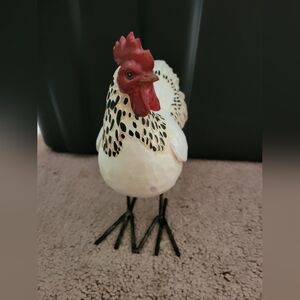 Ceramic Rooster Figurine